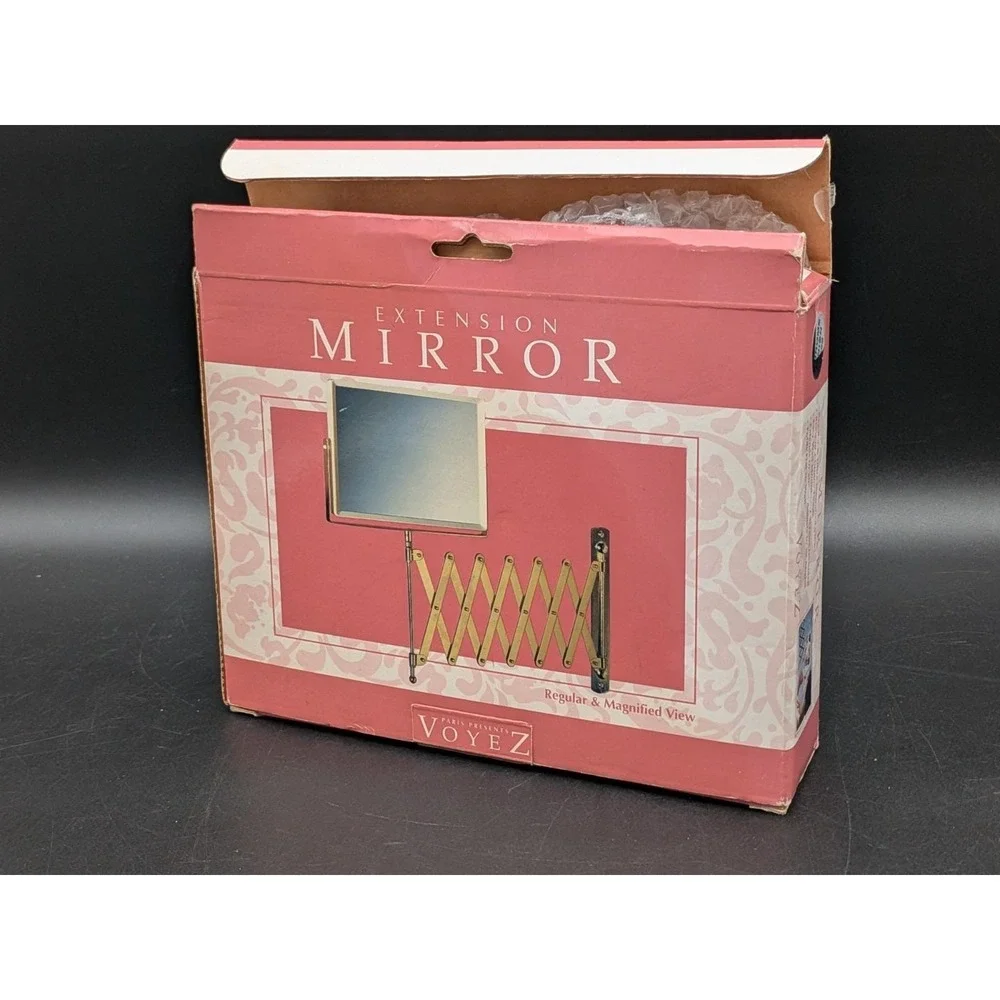 Vintage Paris Presents Voyez Extension Cosmetic Mirror 1992 NIB